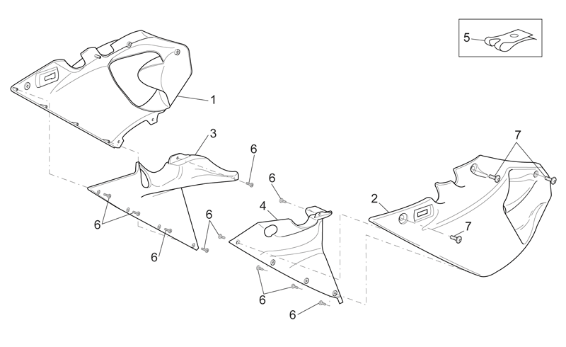 RH lat.fairing, black