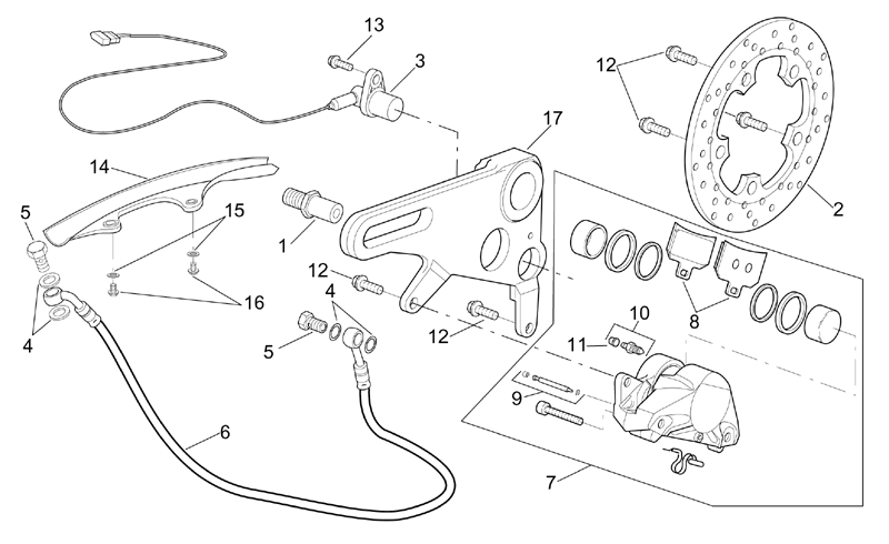 Brake hanger plate
