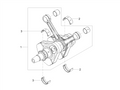 Rear main half-bearing, black