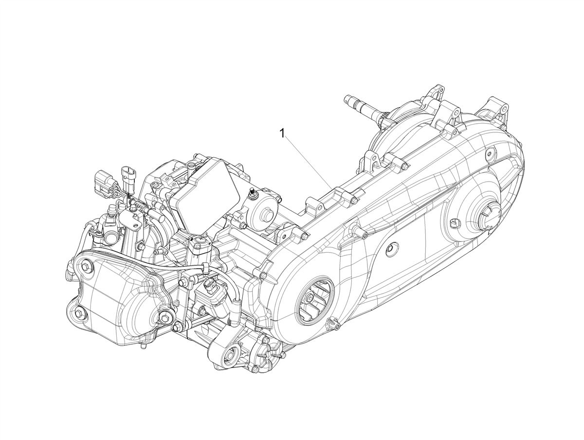 Engine 400 4T/4V E5 PLUS