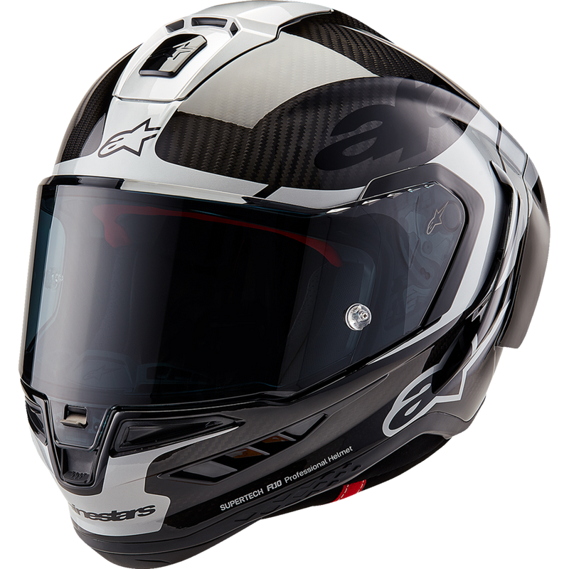 Alpinestars Supertech R10 Helmet - Element - Carbon/Silver/Black