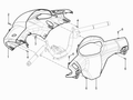 Handlebar rear cover
