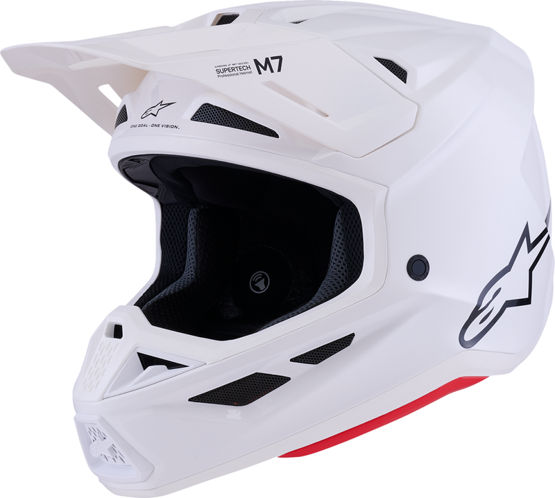 Alpinestars SM7 Helmet - Solid - Gloss White
