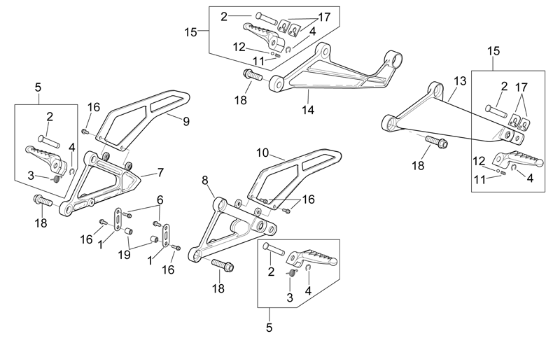 RH front footrest guard