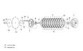 Lined clutch disc