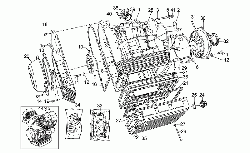 Engine w/o gearbox
