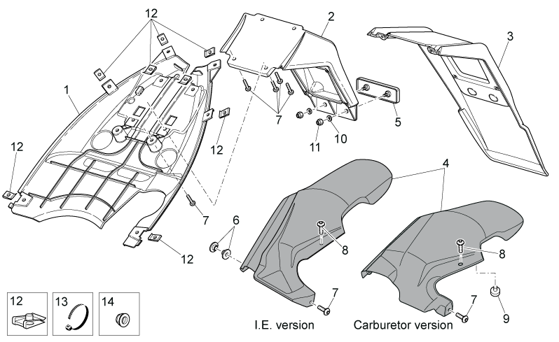 Rear mudguard