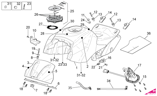 Fuel filler cap and lock