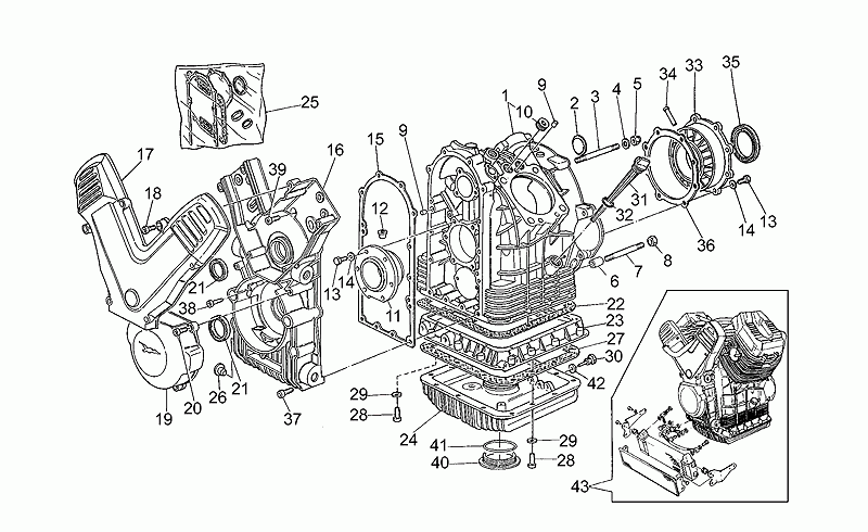 Engine w/o gearbox
