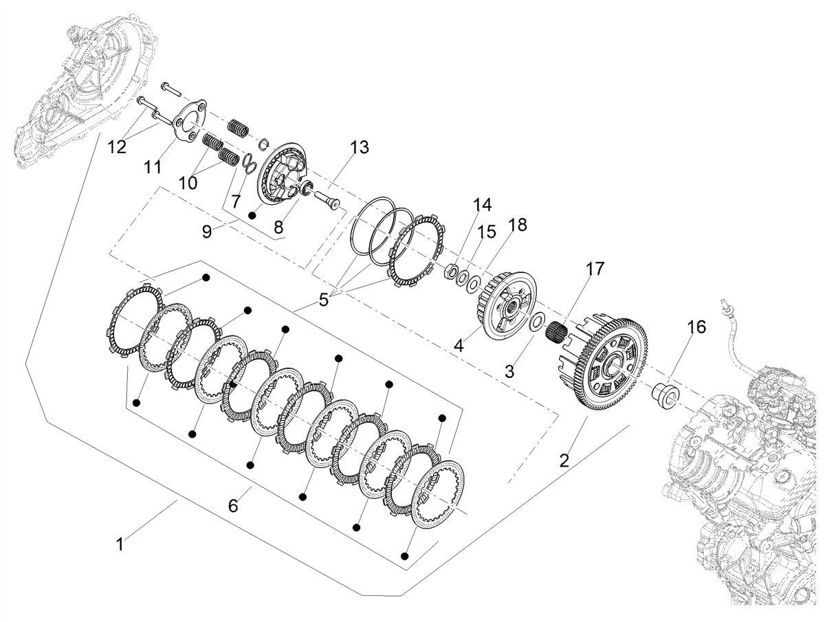 Driven clutch disc