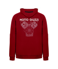 MG ESSENTIAL HOODIE RED - XS SIZE - 8L0220M01RED