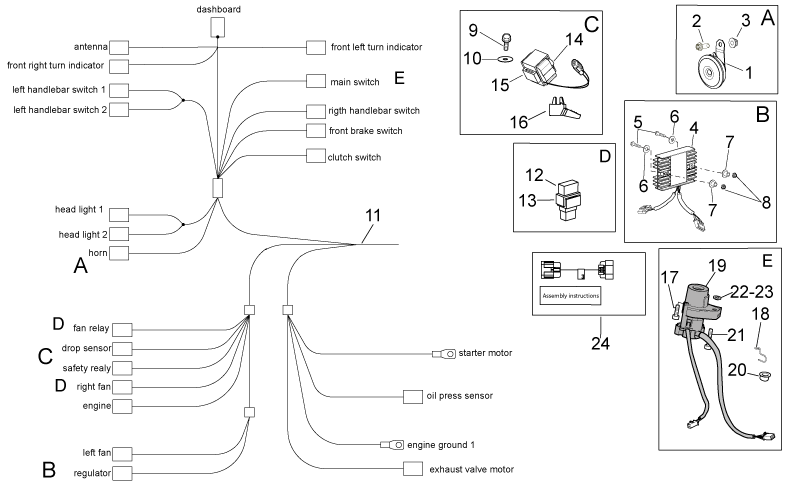 Main wiring harness