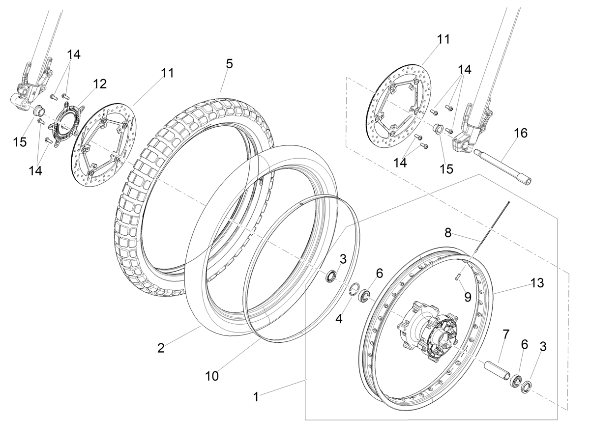 Front wheel