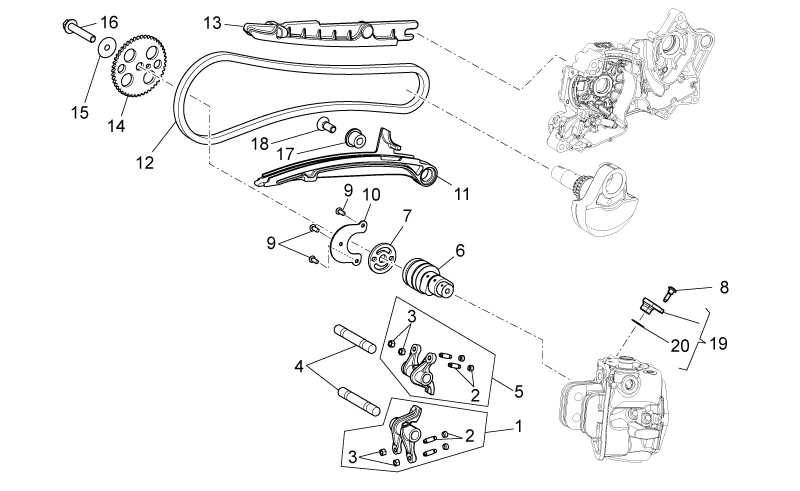 Exhaust cpl. rocker