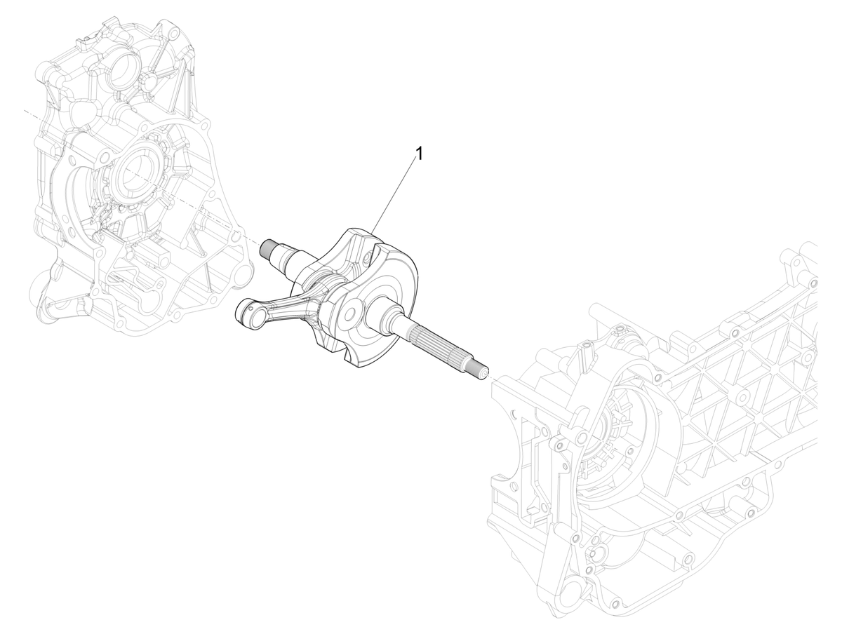 Crankshaft, assy. class 1