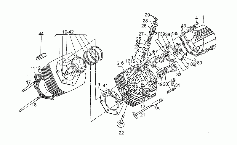 RH cylinder head