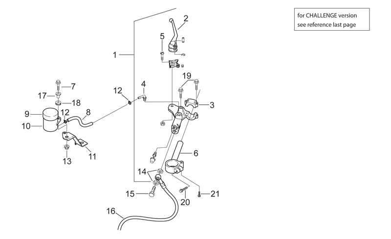 Oil tank support