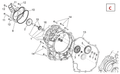 Water pump driven gear