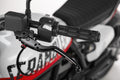 Clutch lever.
