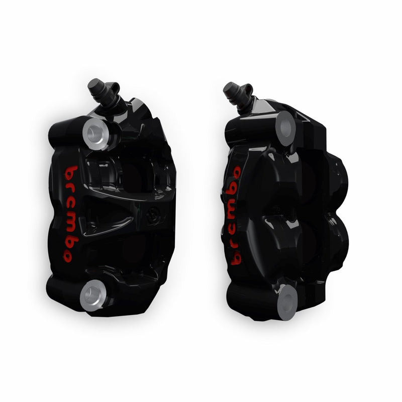 Coloured front brake callipers.