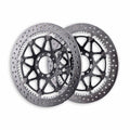Brembo T-Drive finned discs.
