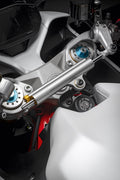 Öhlins adjustable steering damper.