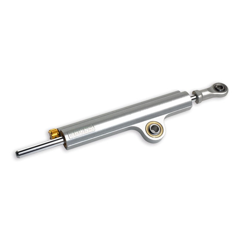 Öhlins adjustable steering damper.