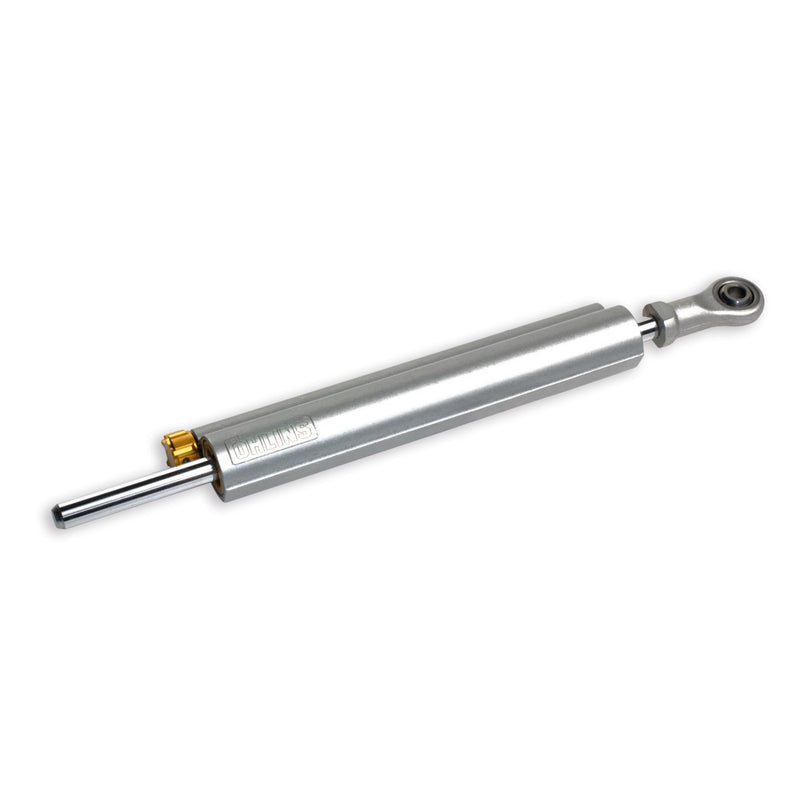 Öhlins adjustable steering damper.