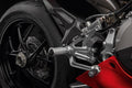 Adjustable rider footpegs in aluminium.