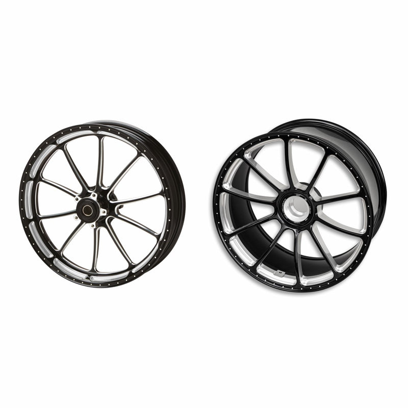 Forged aluminium rims.