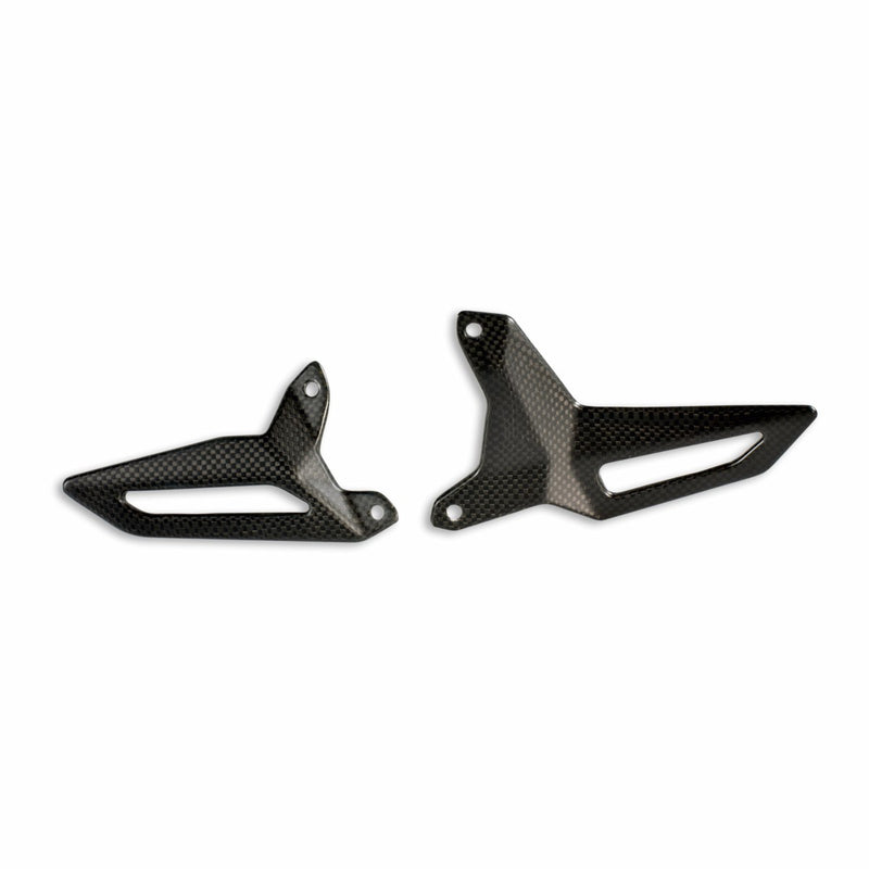 Carbon heel guard. 