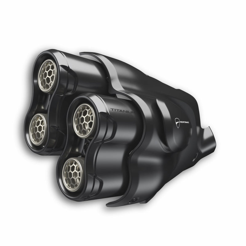 Silencer cover for type-approved exhaust.