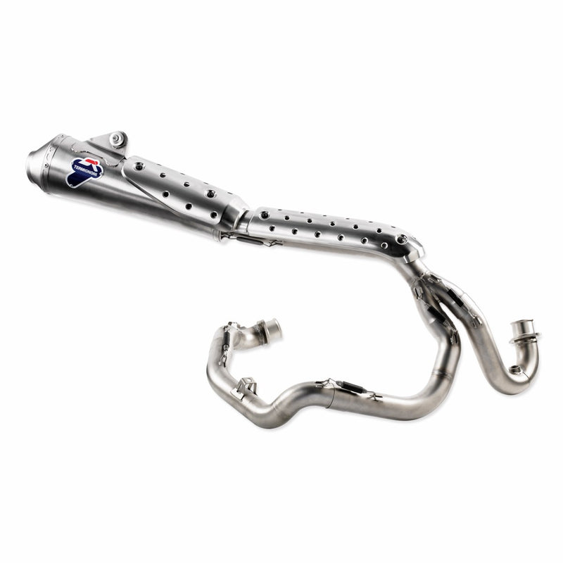 Race-Line complete steel exhaust system kit.