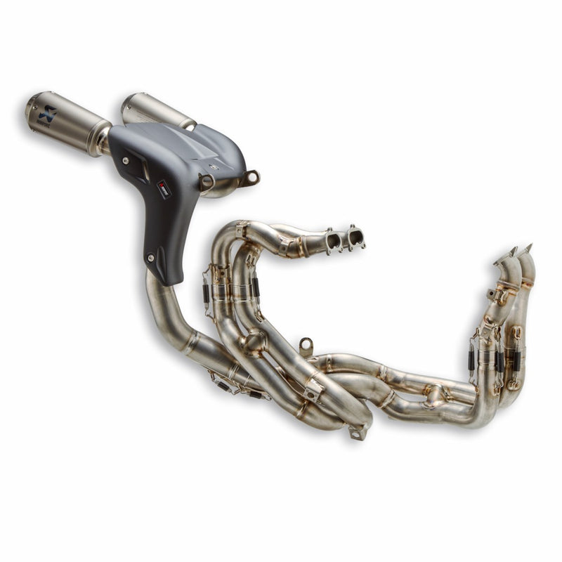 Complete titanium exhaust system
