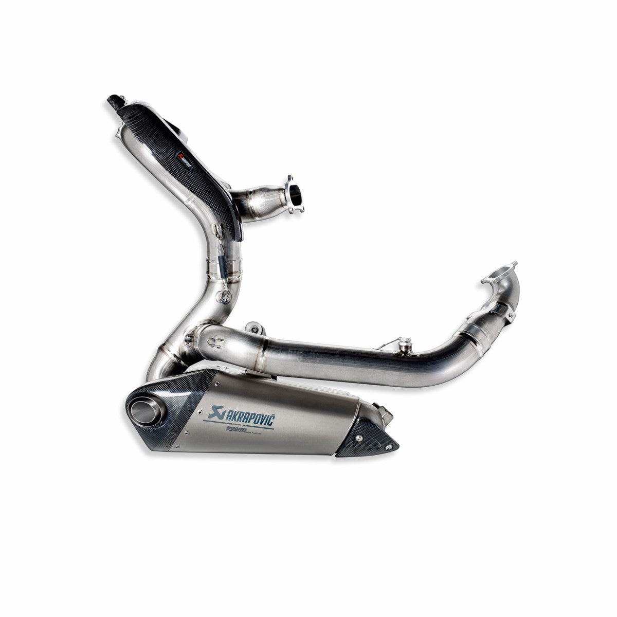 Complete titanium exhaust system - COMPL. RACING EXHAUST SYS. AKRAPOVIC SF