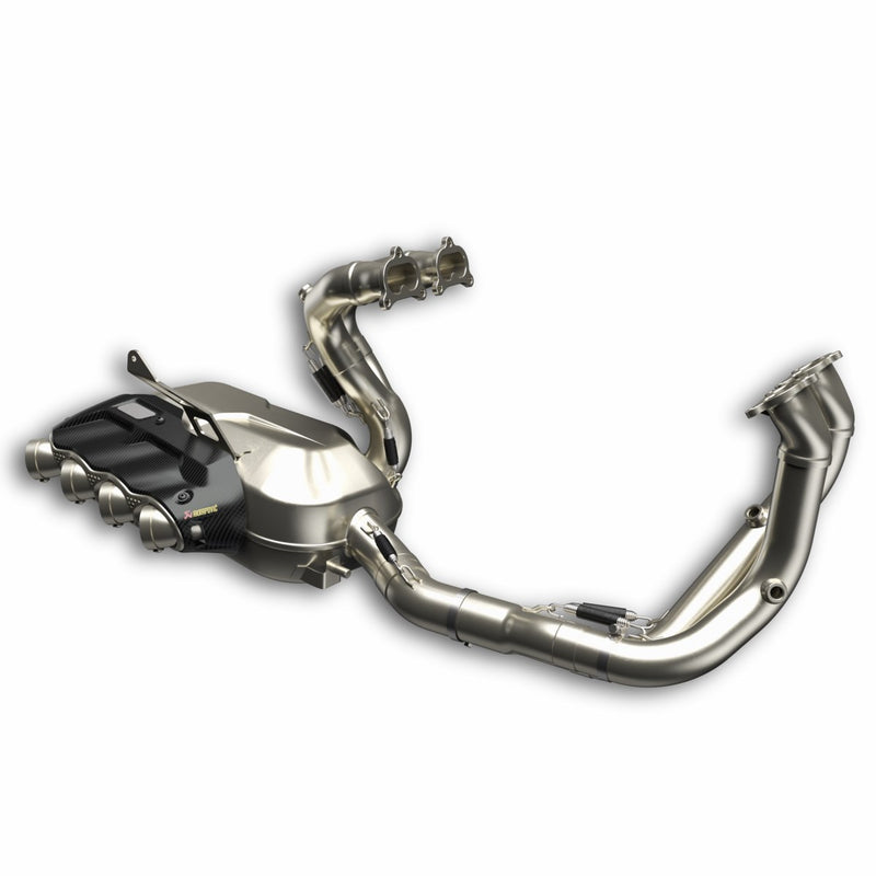 Racing complete exhaust system.