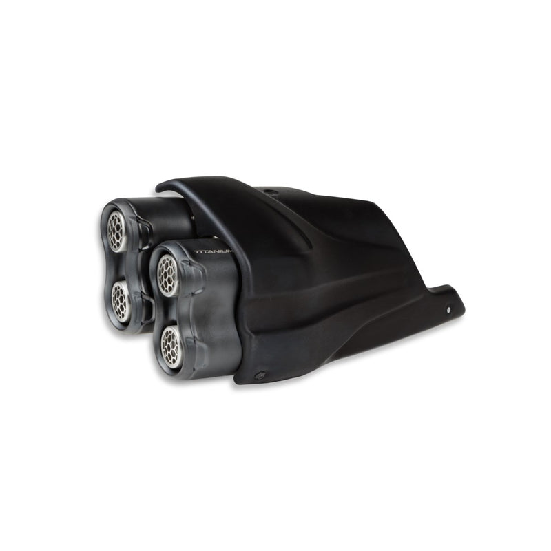 Silencer cover for type-approved exhaust.