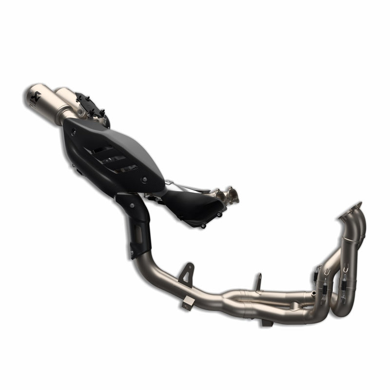 Complete PRO titanium exhaust system. 