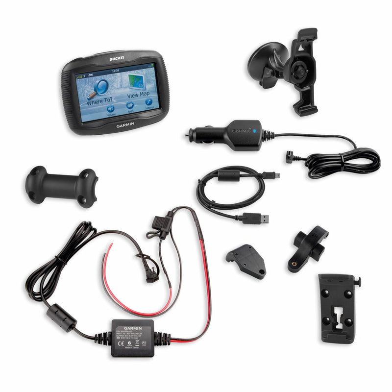 Ducati Zumo 390 satellite navigator kit. 