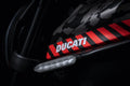 Pair of front integrated dynamic LED turn indicators.