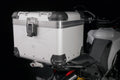 Aluminium top case.