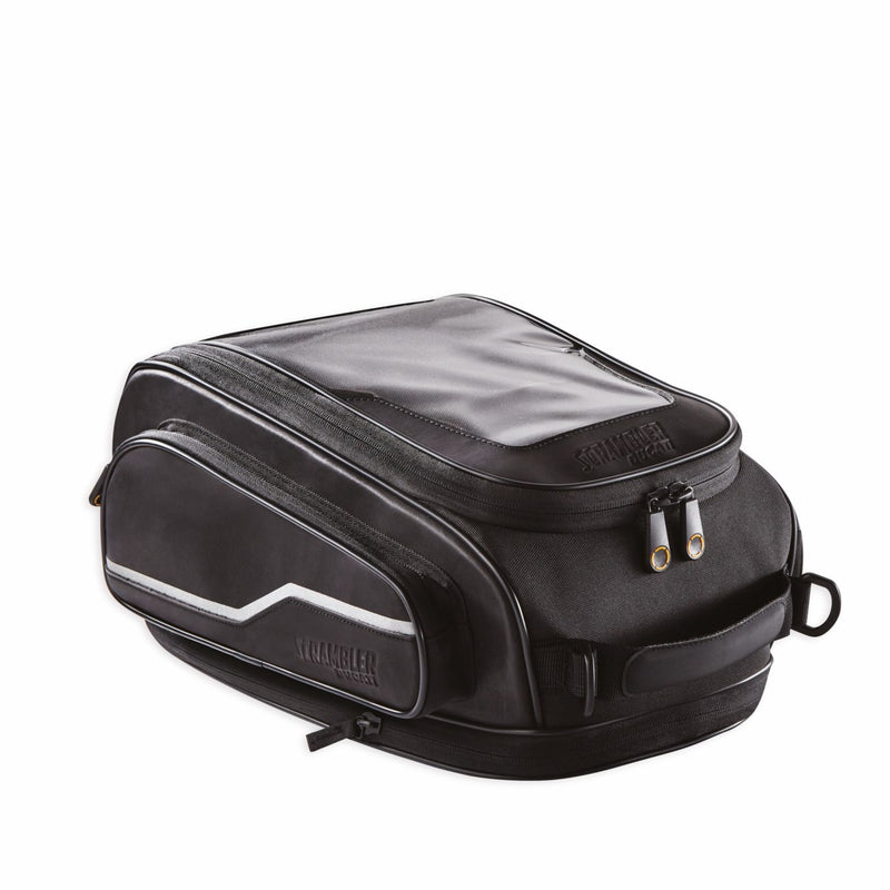 Magnetic tank bag.