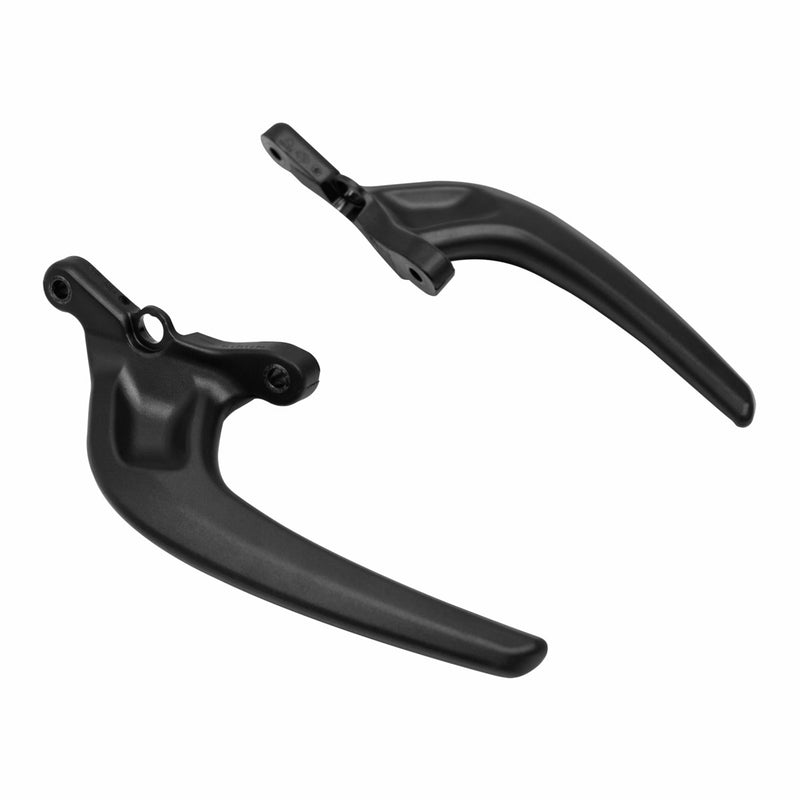 Passenger grab handles.