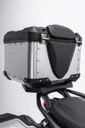 Aluminium top case.