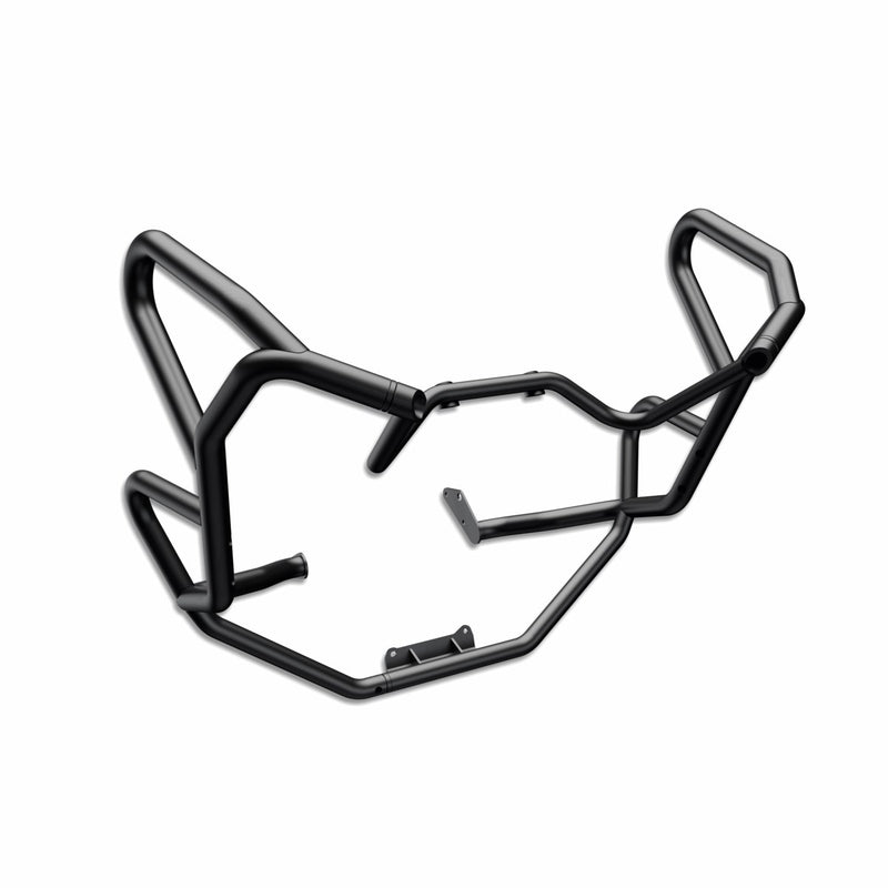 Engine cover in steel tubes.