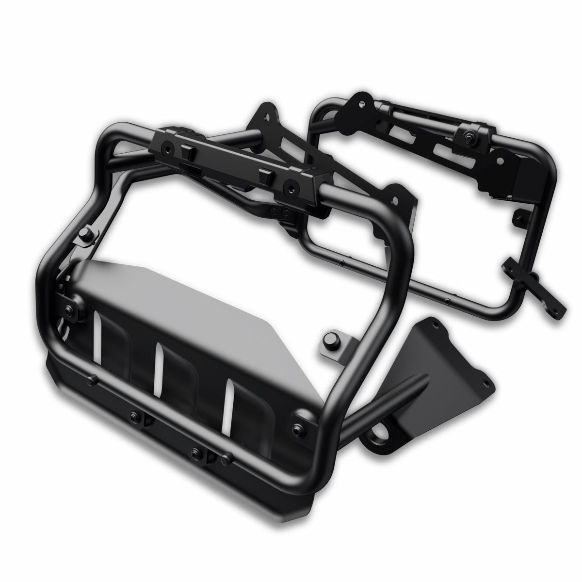 Subframes for aluminium side panniers. - SET TELAIETTI VALIGIE LATERALI V23D