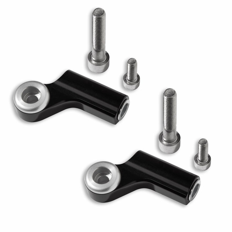 Pair of adapters for rear-view mirrors.