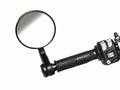 Handlebar LH rear-view mirror.