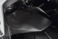 Carbon rear mudguard.