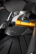Carbon rear mudguard.